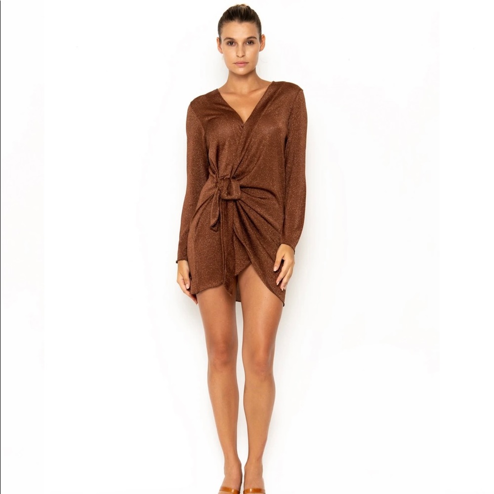 SOMMER SWIM - MADEIRA CINNAMON - WRAP DRESS